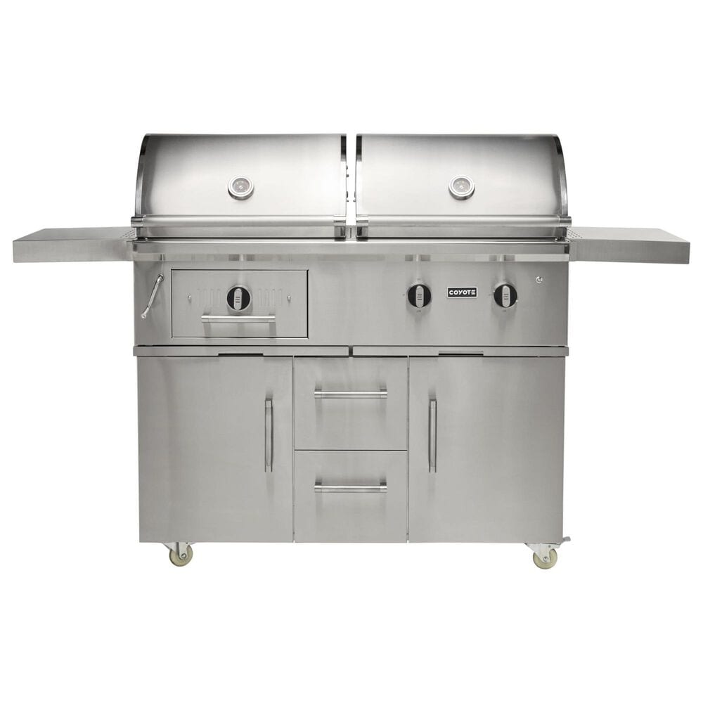 Coyote Outdoor 50&quot; Hybrid Built-In Liquid Propane Grill in Stainless Steel, , large