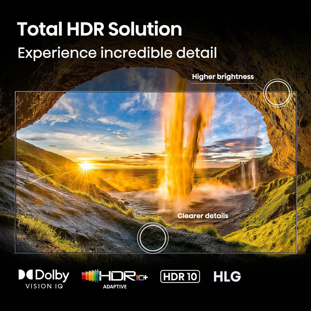 Hisense 75&quot; Class U7 Series Mini-LED ULED 4K in Black - Smart Google TV, , large