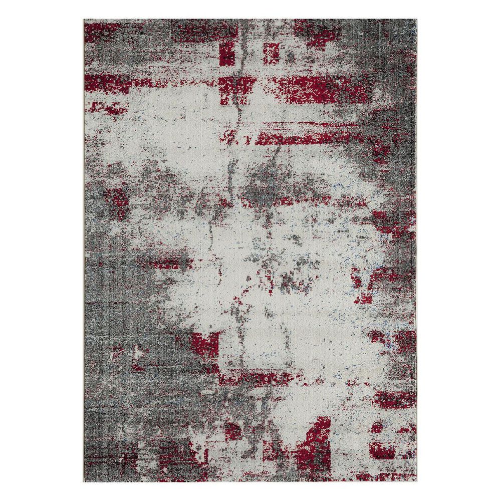 Momeni Loft LO-08 7"10" x 9"10" Grey Area Rug, , large