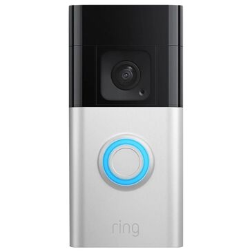Ring Video Doorbell Plus with Battery in Satin Nickel, , large
