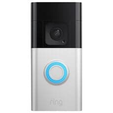 Ring Video Doorbell Plus with Battery in Satin Nickel