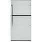 GE Appliances 21.1 Cu. Ft. Energy Star Top-Freezer Refrigerator in Stainless Steel, , large