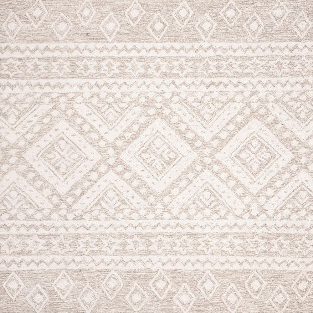 Safavieh Micro-Loop Southwestern 10&#39; x 14&#39; Beige and Ivory Area Rug, , large