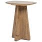 Jennifer Taylor Home Clarence End Table in Antique Natural Brown, , large