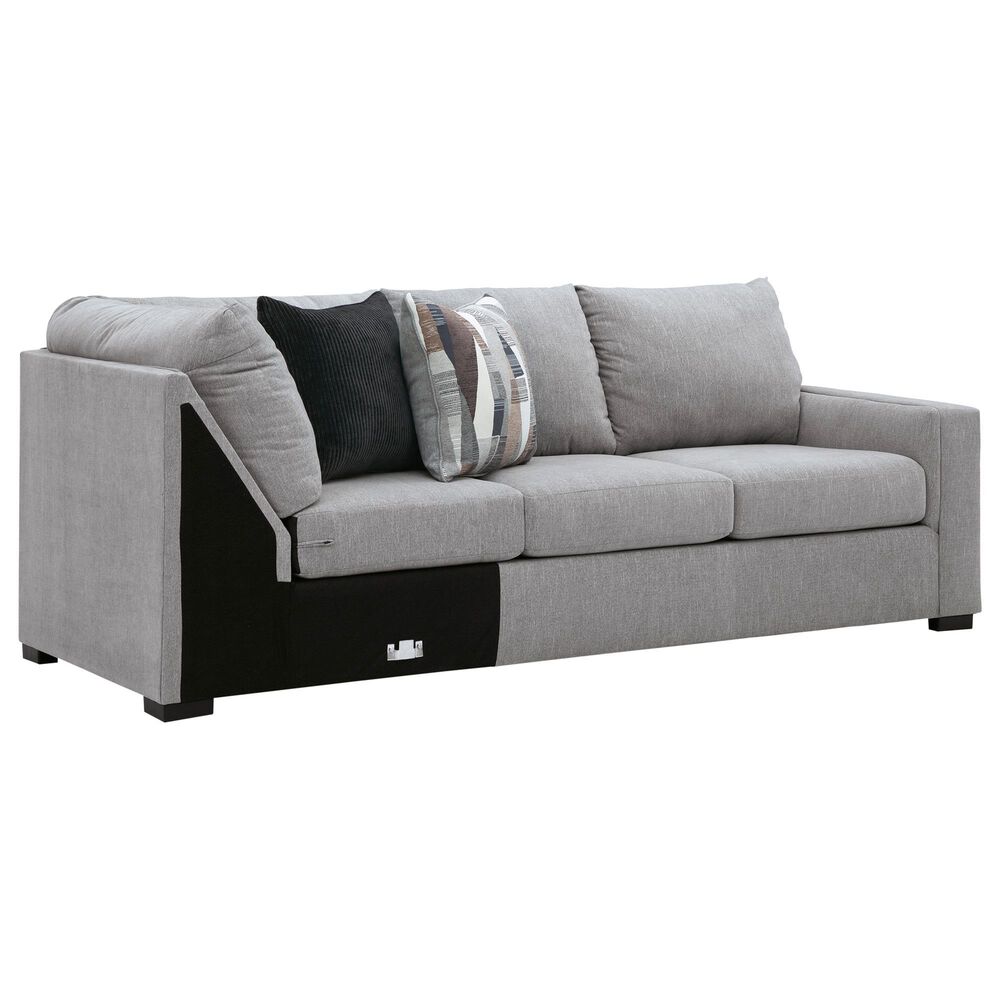 Ashley Lakepoint 2-Piece U-Shaped Sectional with Left-Facing Chaise in Nickel, , large