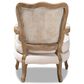 Baxton Studio Vallea Arm Chair in Light Beige, , large