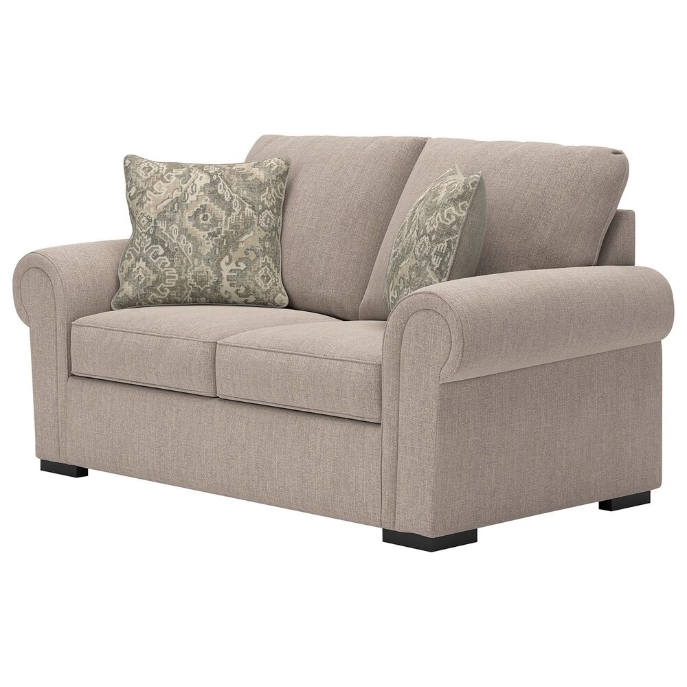 Ashley Sararose Stationary Loveseat in Heather, , large