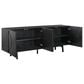 Blue River Holland 4-Door Sideboard in Black Brushed, , large