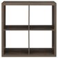 Linon Home Decor Galli 4-Shelf Bookcase in Grey, , large