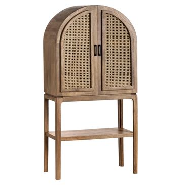 Crestview Collection Biscayne Bar Cabinet in Natural, , large