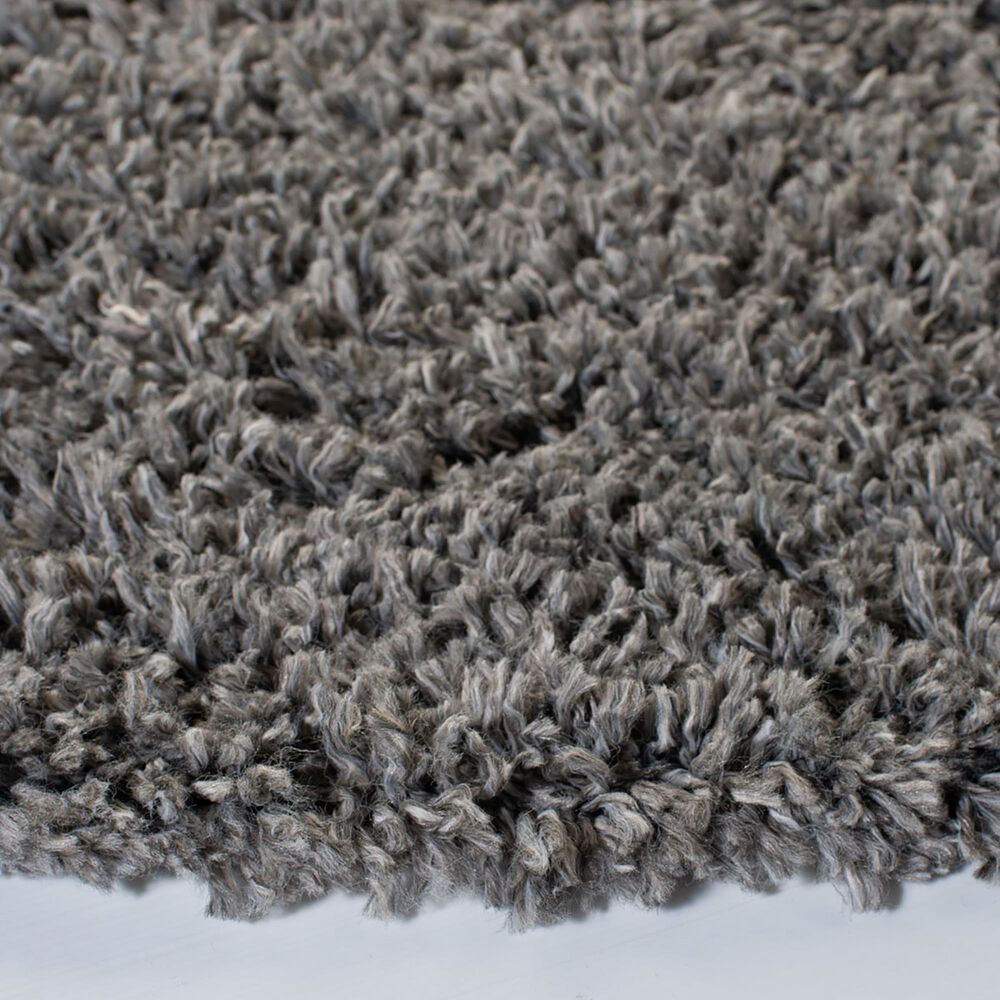 Safavieh August Shag AUG200F 6&#39;7&quot; Round Grey Area Rug, , large