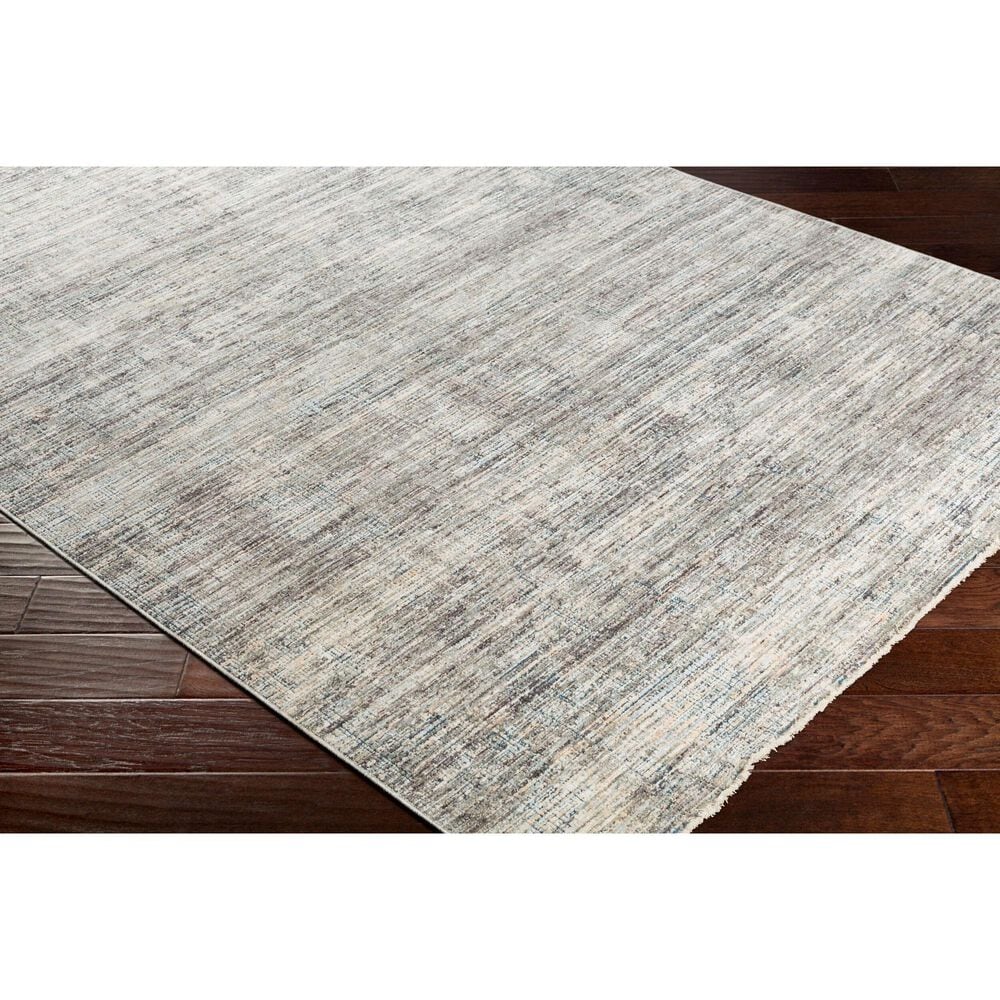 Surya Presidential PDT-2308 Dusty Sage, Gray, Charcoal, Ivory, Wheat, Ice Blue, Blue, Light Olive, Saffron and Orange 8&#39;10&quot; x 12&#39;10&quot; Area Rug, , large