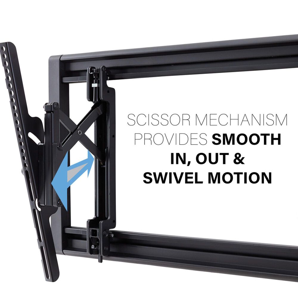 Sanus Advanced Tilt 4D Premium TV Wall Mount for 42&quot; - 90&quot; TVs with Soundbar Mount in Black, , large