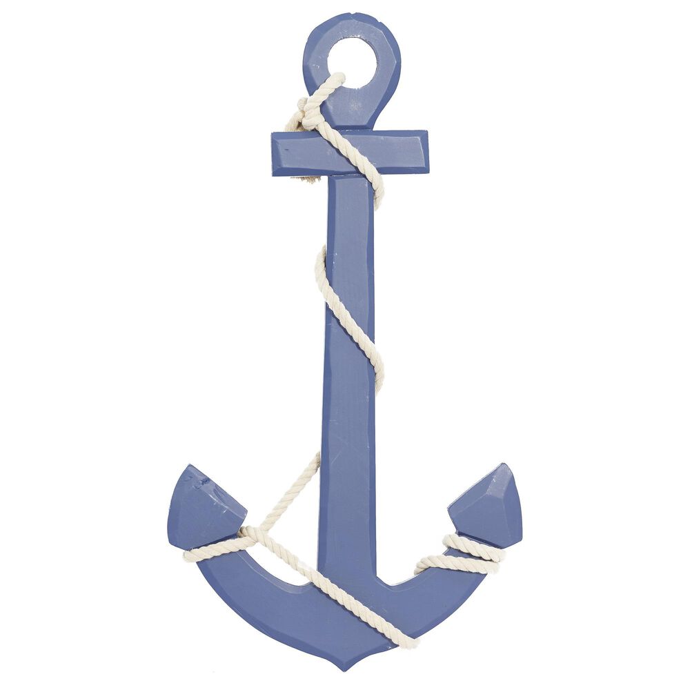 Maple and Jade 27" Anchor Wall Decor in Blue, , large