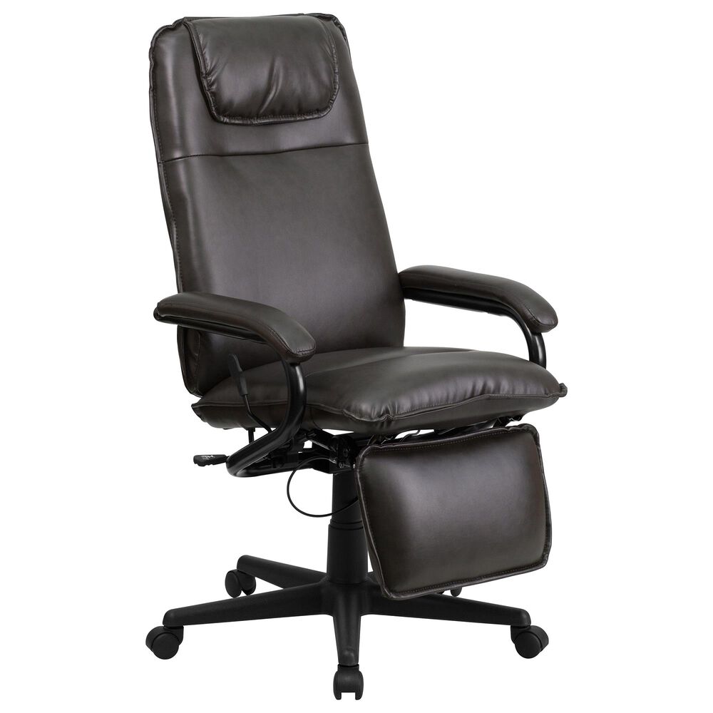 Flash Furniture Executive Swivel Chair in Brown, , large