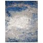 Nourison Twilight TWI22 8"6" x 11"6" Blue and Grey Area Rug, , large