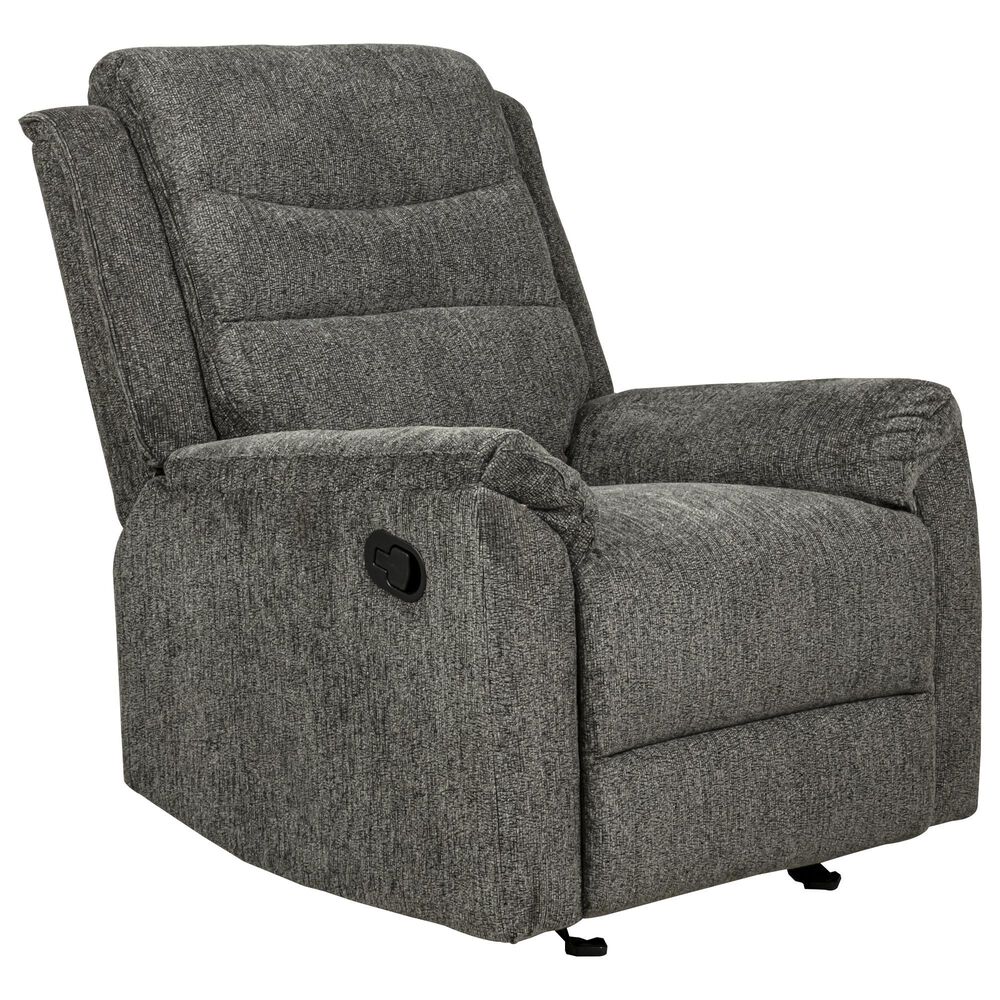 Northwestern Abington Glider Recliner in Charcoal, , large