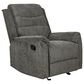 Northwestern Abington Glider Recliner in Charcoal, , large