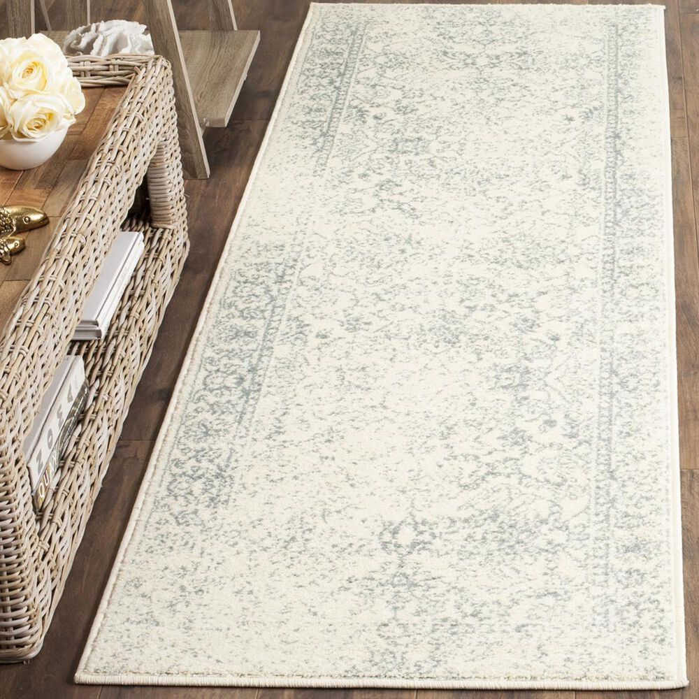 Safavieh Adirondack ADR109S-28 2"6" x 8" Ivory/Slate Runner, , large