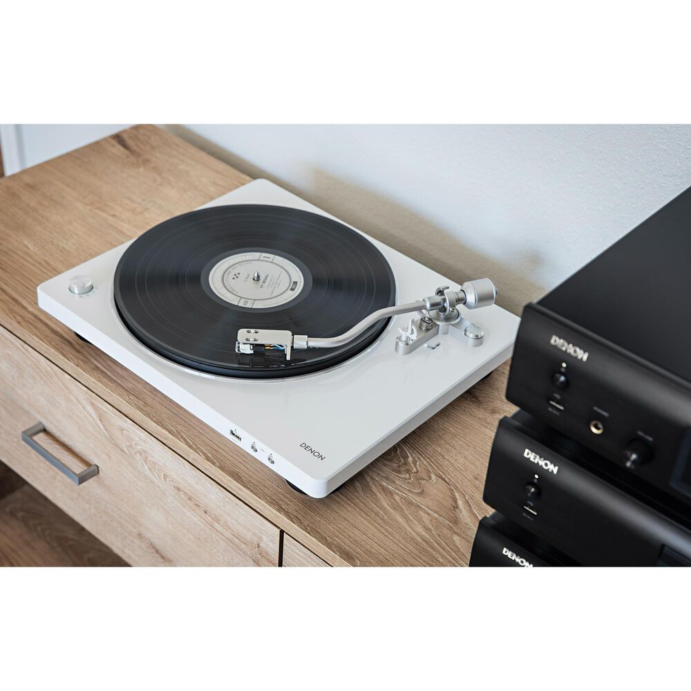 Denon Turntable with USB in White, , large