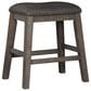 Ashley Caitbrook 5-Piece Counter Height Dining Table Set in Antiqued Gray Wash, , large