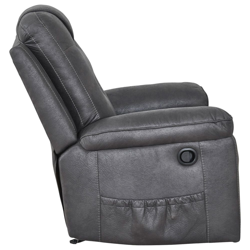Ashley Stockworth Manual Rocker Recliner in Granite, , large