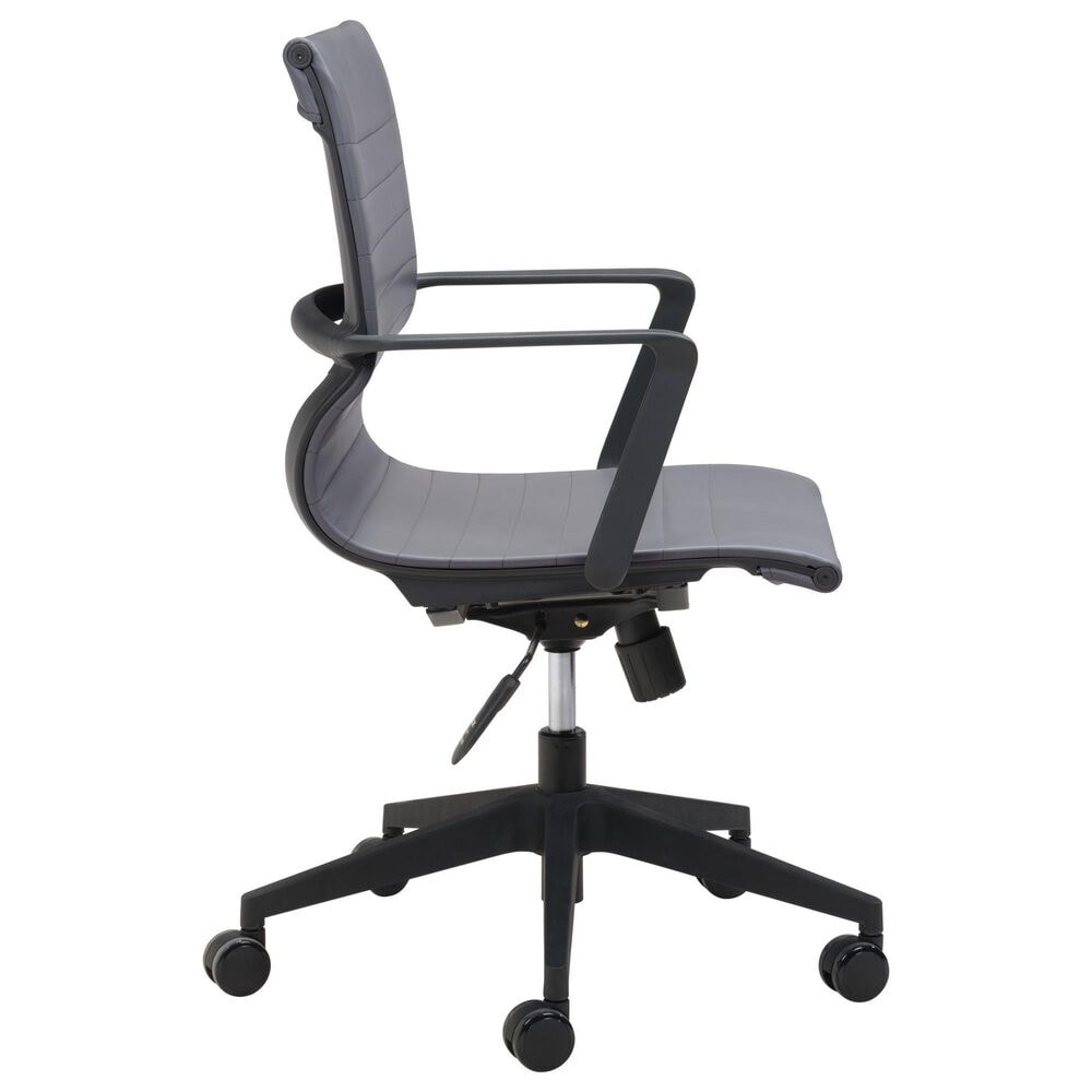Zuo Modern Stacy Office Chair in Black, , large