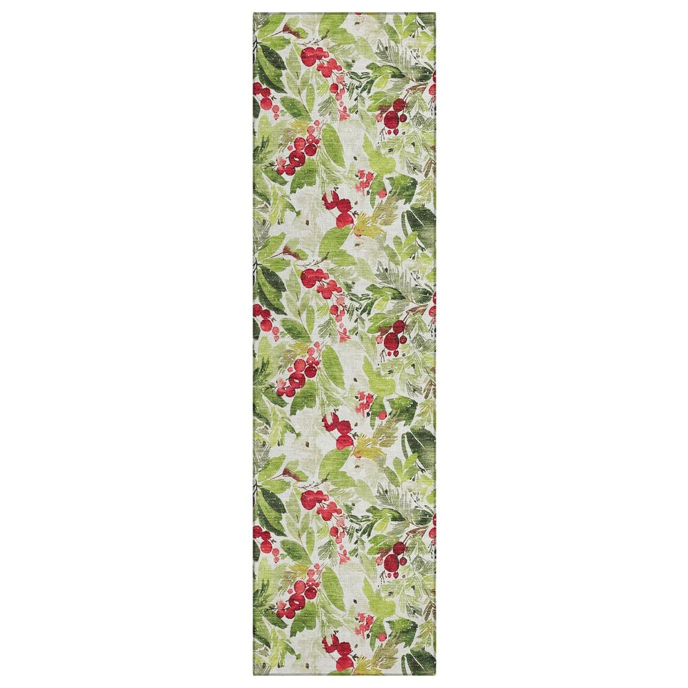 Dalyn Rug Company Wonderland WN24 2"3" x 7"6" Aloe Indoor/Outdoor Runner, , large