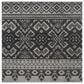 Safavieh Adirondack ADR107A-6SQ 6" x 6"  Silver/Black Square Rug, , large