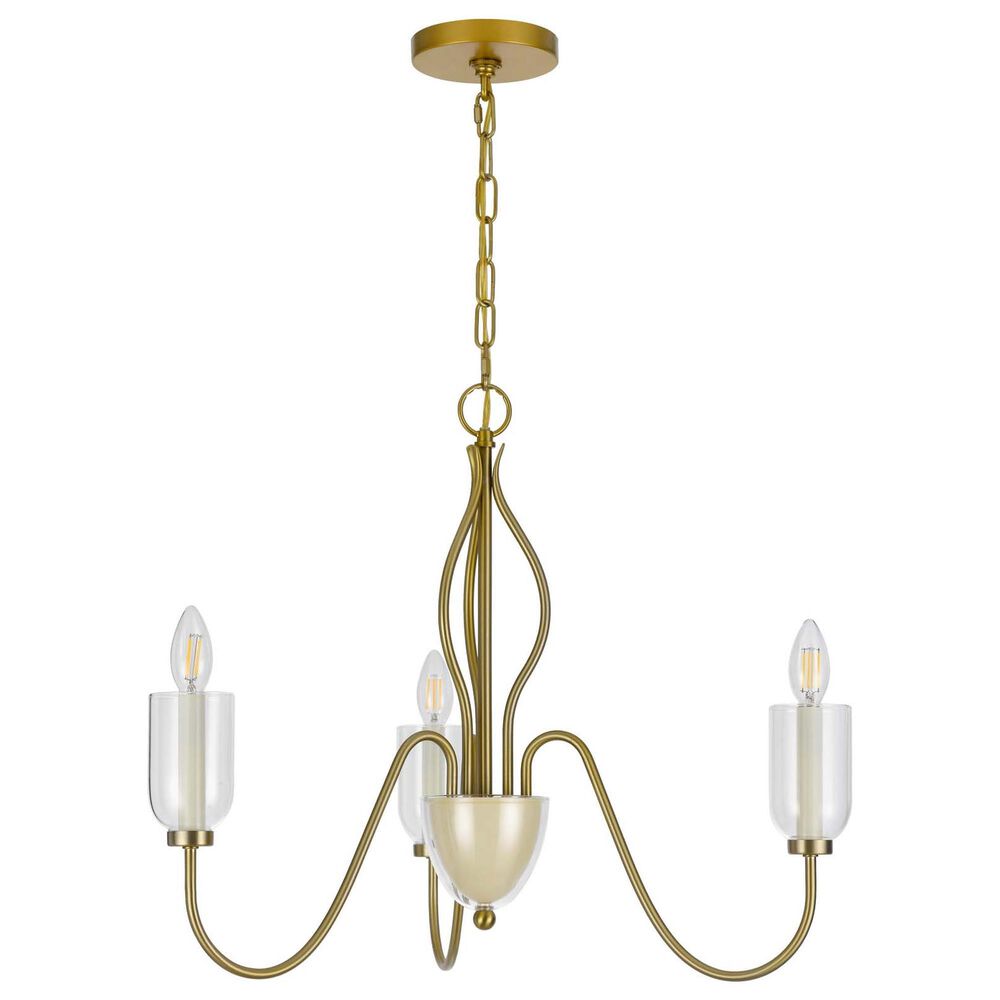 Cal Lighting Kalamaria 5-Light Chandelier in Antique Brass, , large