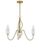 Cal Lighting Kalamaria 5-Light Chandelier in Antique Brass, , large