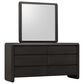 Urban Home Xolani 6-Drawer Dresser with Mirror in Jaguar, , large