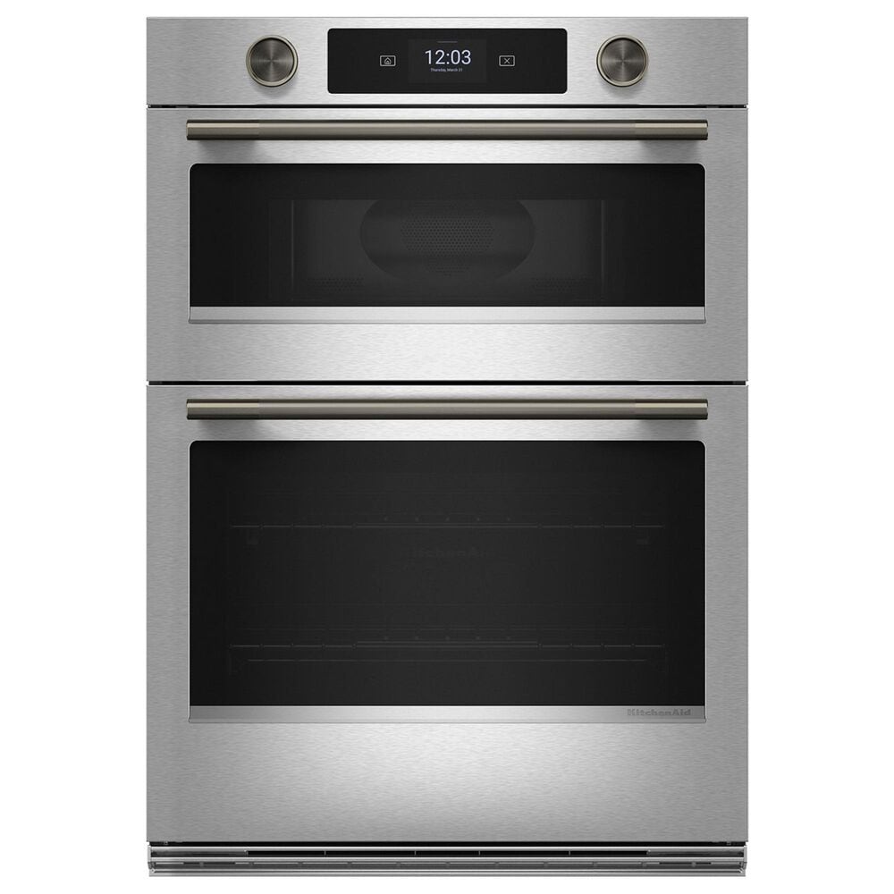 KitchenAid Handle and Knob Accessory Kit for 30&quot; Double Wall Oven and Microwave Combo Oven in Black Ore, , large