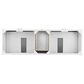 James Martin Vanities Chicago 72" Double Bathroom Vanity in Glossy White with Single Hole 3 cm White Zeus Quartz Top and Rectangular Sinks, , large