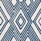 Safavieh Micro-Loop Southwestern 2"3" x 7" Ivory and Navy Runner, , large