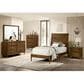 Mayberry Hill Malibu 5 Piece Twin Bed Set in Distressed Walnut , , large