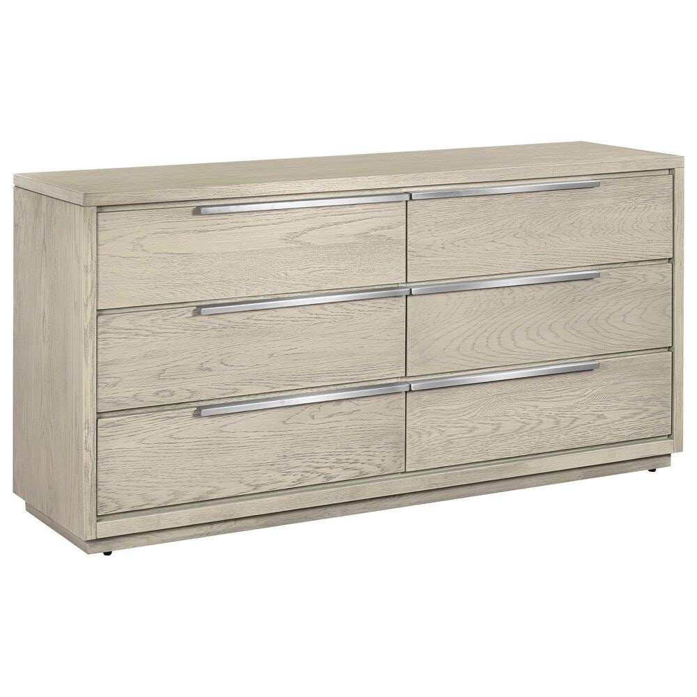 Blue River Abbey 6 Drawer Dresser in Gray Oak Wood, , large