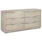 Blue River Abbey 6 Drawer Dresser in Gray Oak Wood, , large