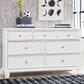 Ashley Fortman 7-Drawer Dresser Only in White, , large