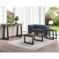 Steve Silver Jennings Cocktail Table in Distressed Cherry and Ebony, , large