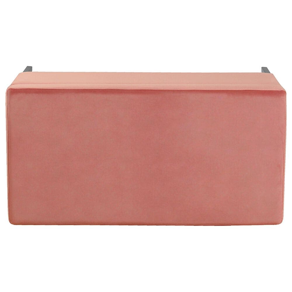 Kinfine Medium Metal Storage Bench in Blush, , large