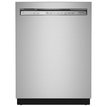 KitchenAid 24" Built-In Pocket Handle Dishwasher with FreeFlex 3rd Rack and Front Control in PrintShield Stainless Steel, , large