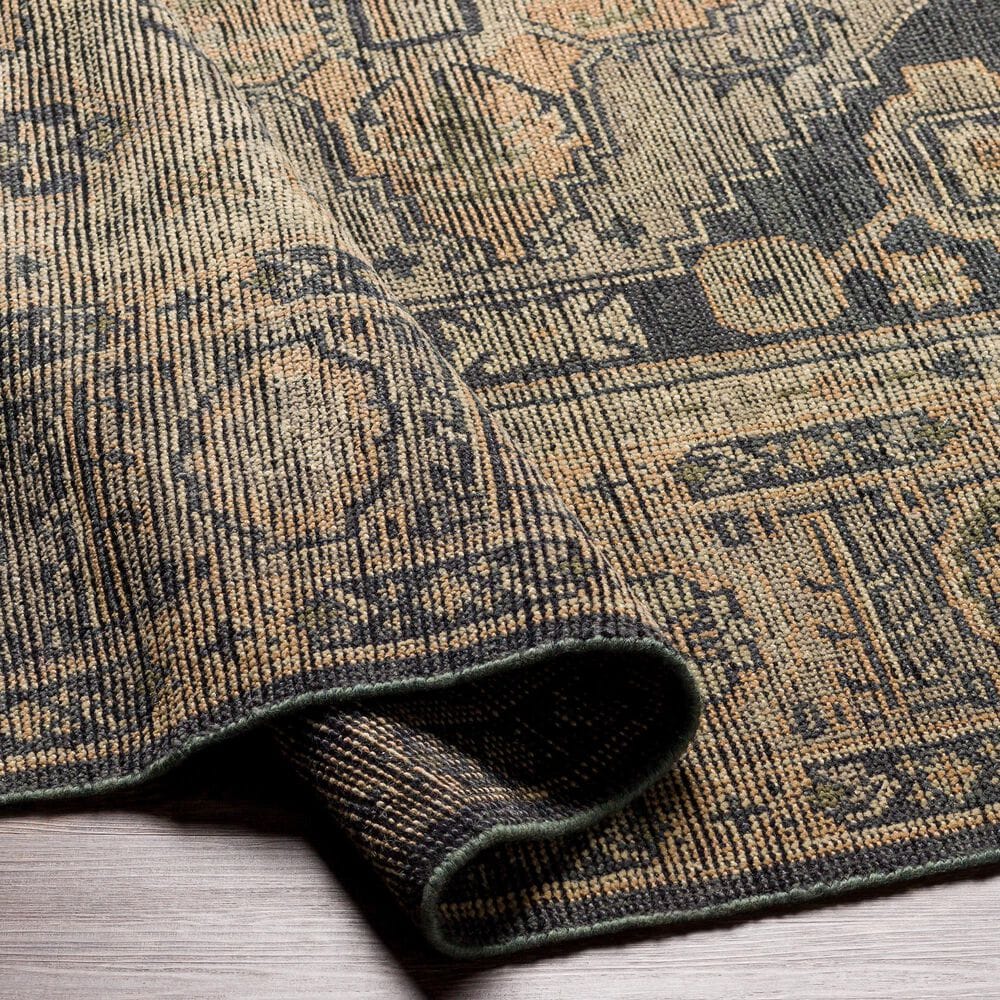 Surya Reign 2&#39; x 3&#39; Black, Charcoal, Medium Gray, Light Beige and Tan Area Rug, , large