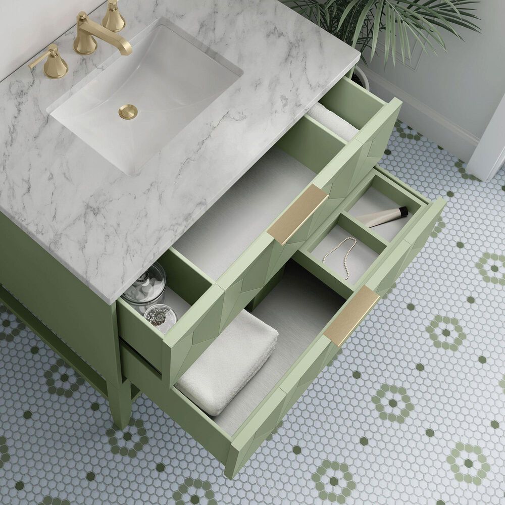 James Martin Vanities Emmeline 36" Single Vanity Cabinet, Pistachio, , large
