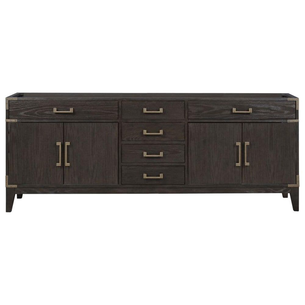 Lexora Home Laurel 84&quot; Double Bathroom Vanity in Brown Oak with White Quartz Top and Rectangular Sinks, , large