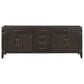Lexora Home Laurel 84" Double Bathroom Vanity in Brown Oak with White Quartz Top and Rectangular Sinks, , large