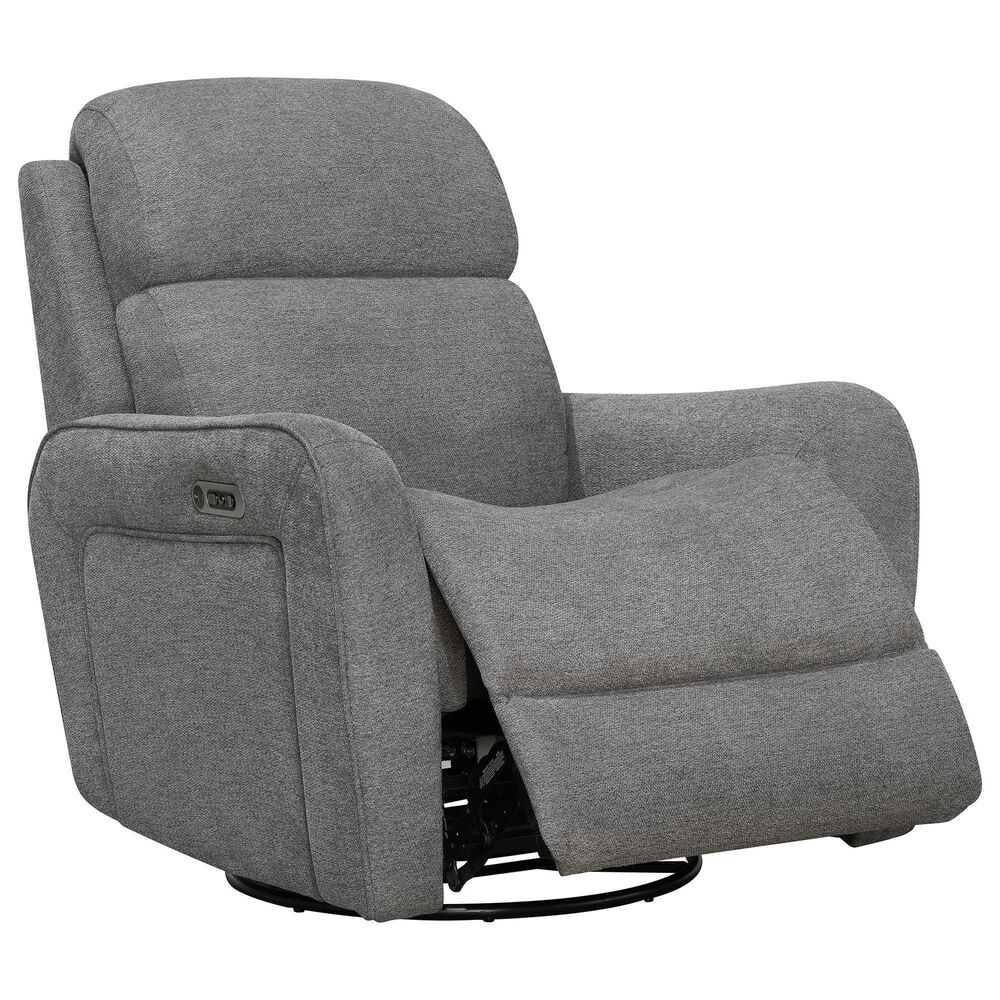 Simeon Collection Quest Power Swivel Glider Recliner in Upgrade Charcoal, , large