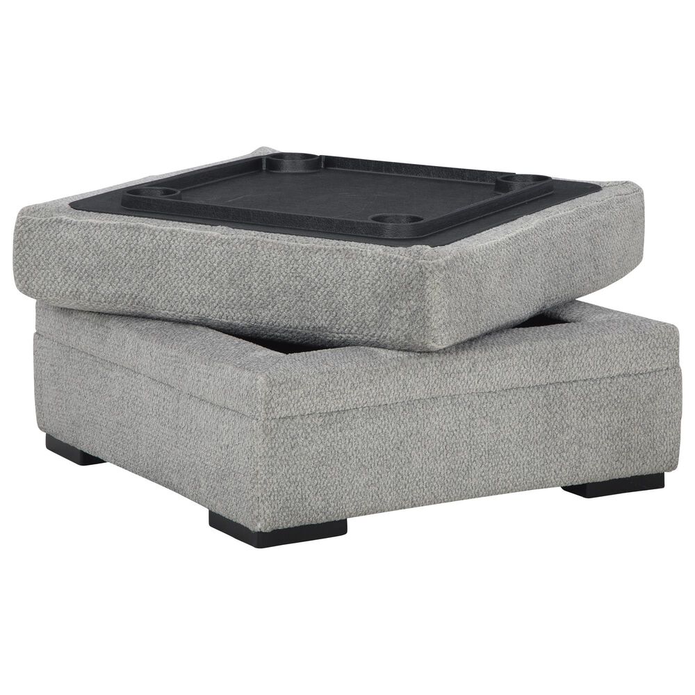 Ashley Casselbury Storage Ottoman in Cement, , large