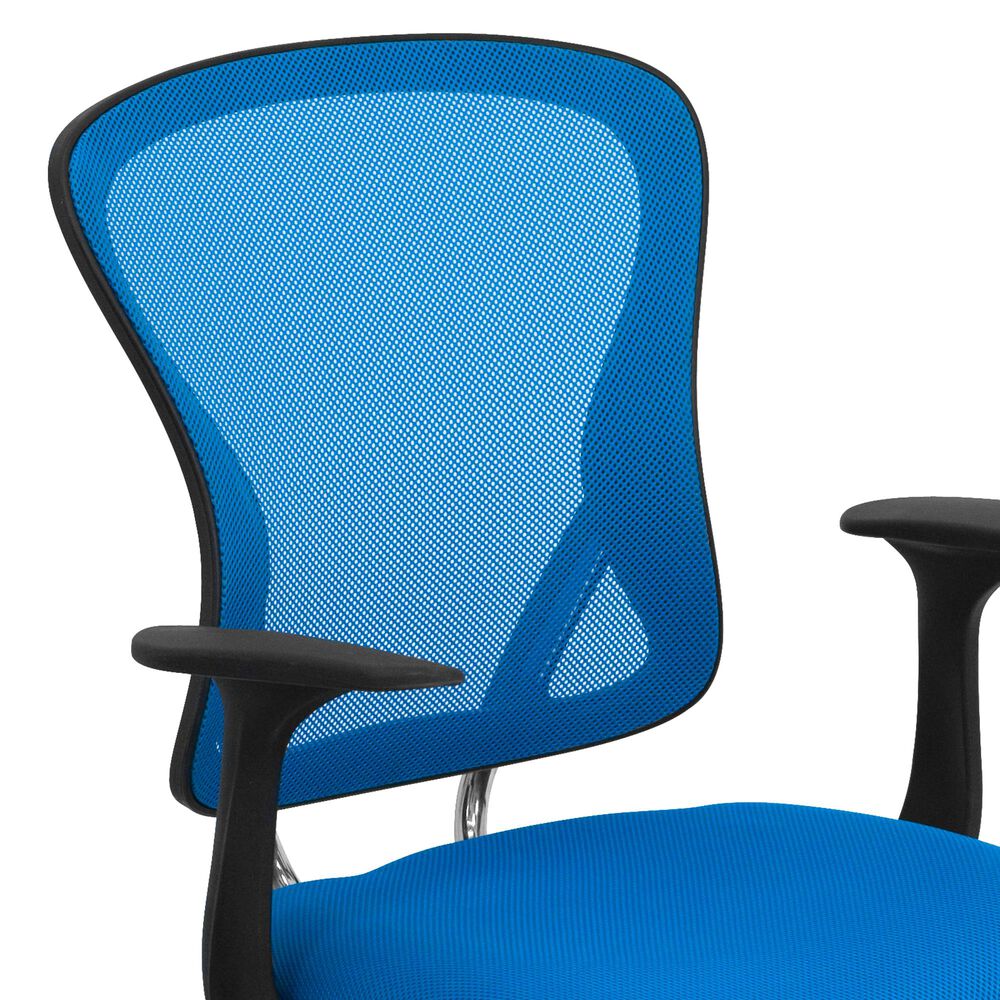 Flash Furniture Swivel Task Chair in Blue, , large