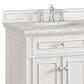 James Martin Vanities Lorelai 72" Double Vanity in Bright White with 3 cm Victorian Silver Quartz Top, , large